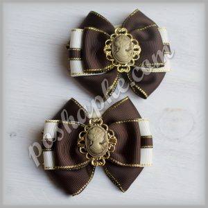 Банты "Шоколад и мороженое"